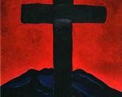 乔治亚 奥基夫 : Cross with Red Sky